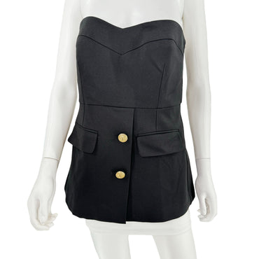Tuckernuck Black Noir Marnie Strapless Top
