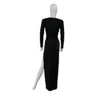 Staud Ink Long Sleeve Maxi Dress in Black
