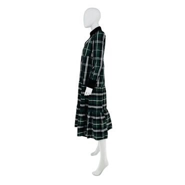 Tuckernuck Bristol Green Plaid Tartan Midi Dress