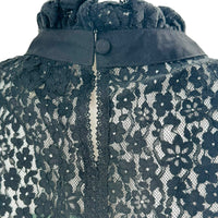 Tuckernuck Black Lace Rosalee Long Sleeve Blouse