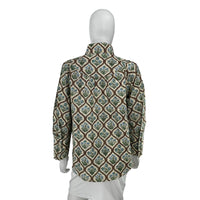 Tuckernuck Mandarin Collar Corrigan Collared Long Sleeve Blouse