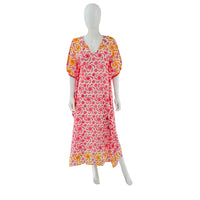 Ro's Garden Pinkostia Geometric Thiago Long Kaftan