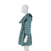 Hyacinth House Ruffle Collar Preppy Bow Birdsong Mini Dress