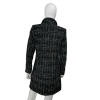 Pomander Place Black Tweed Stacie Preppy Retro Blazer Mini Dress