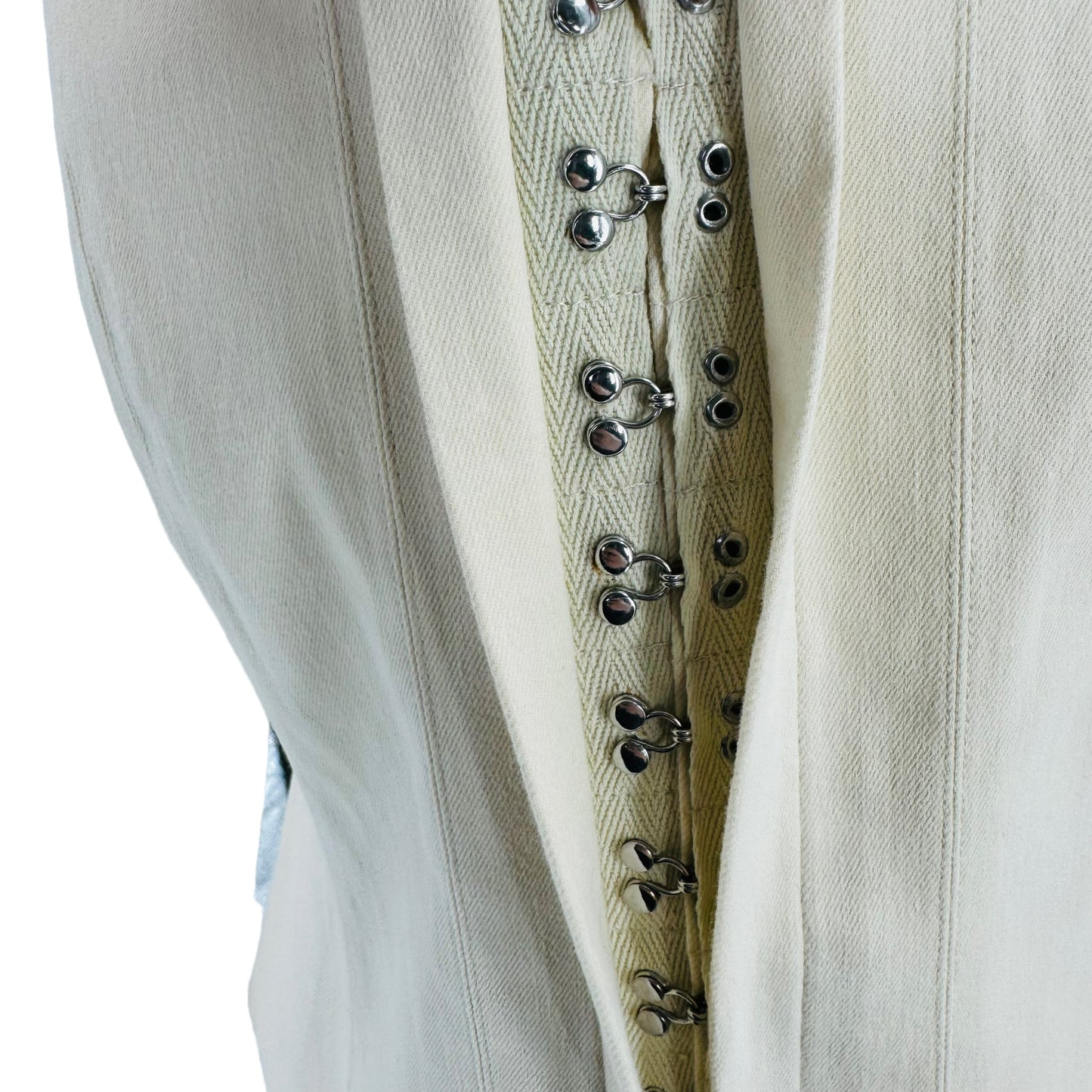 LOBA Paulina Cut Out Sleeveless Top in Beige