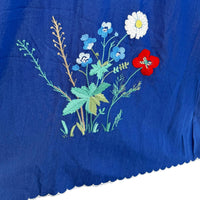 Tuckernuck Chambray Davis Blue Embroidered Victorian Midi Dress