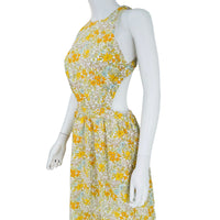 Hyacinth House Yellow Pastel Floral Maggie Maxi Dress