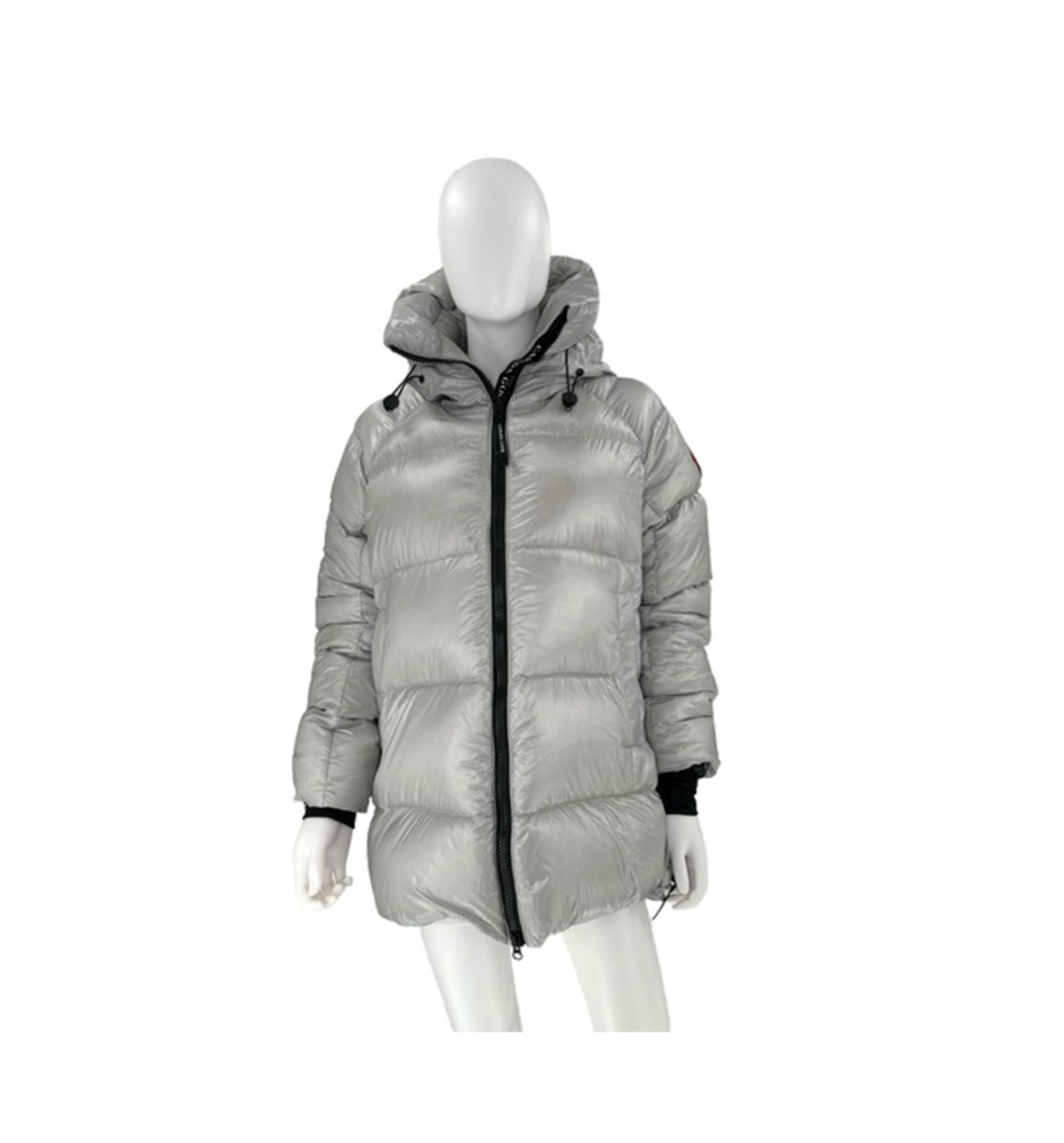 Canada Goose Silverbirch Cypress 750 Fill Puffer in Metallic Silver
