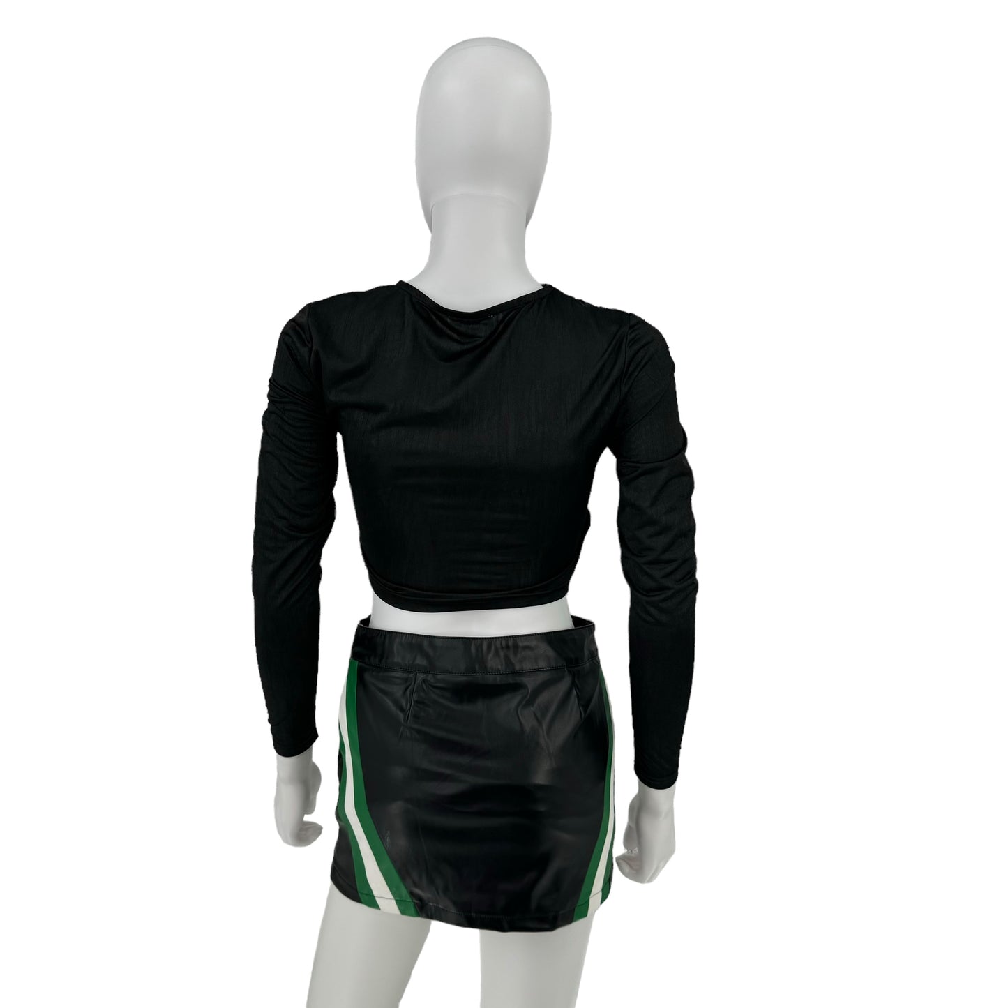 superdown Drew Twist Front Top in Black