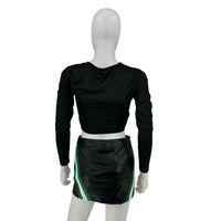 superdown Drew Twist Front Top in Black