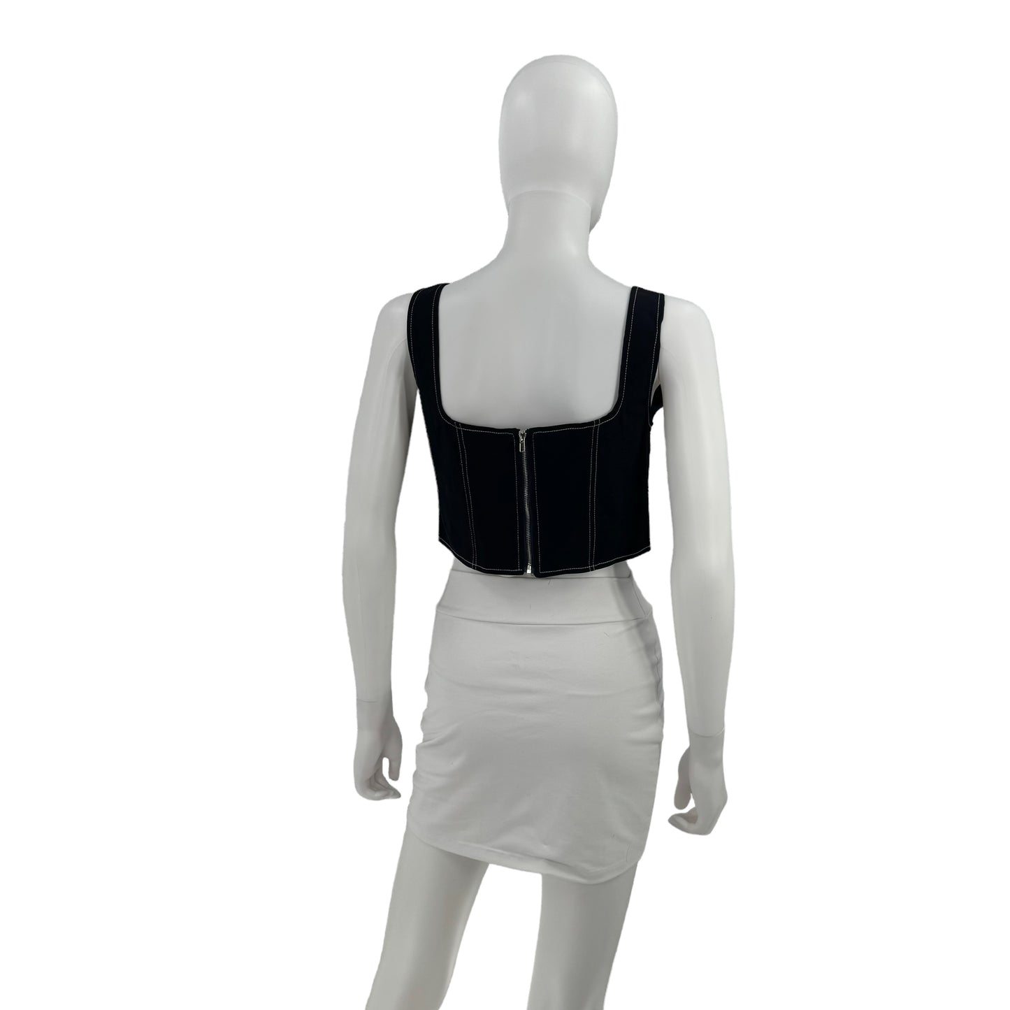 REMI x REVOLVE Yuval Corset Top in Denim Blue