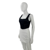 REMI x REVOLVE Yuval Corset Top in Denim Blue