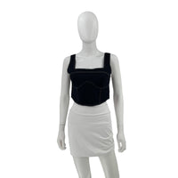 REMI x REVOLVE Yuval Corset Top in Denim Blue