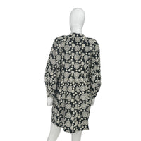 Hyacinth House Black & Ivory Eyelet Kathleen Long Sleeve Dress