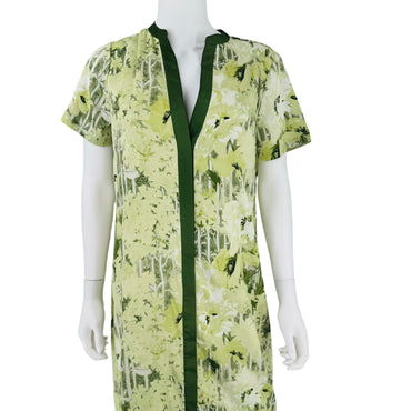 Tuckernuck Green Shady Grove Floral Camille Maxi Dress