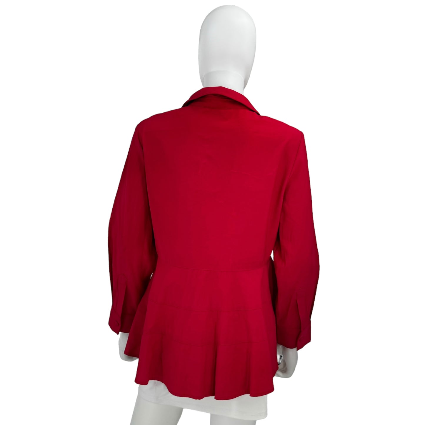 Pomander Place Ashlen Collared Peplum Blouse
