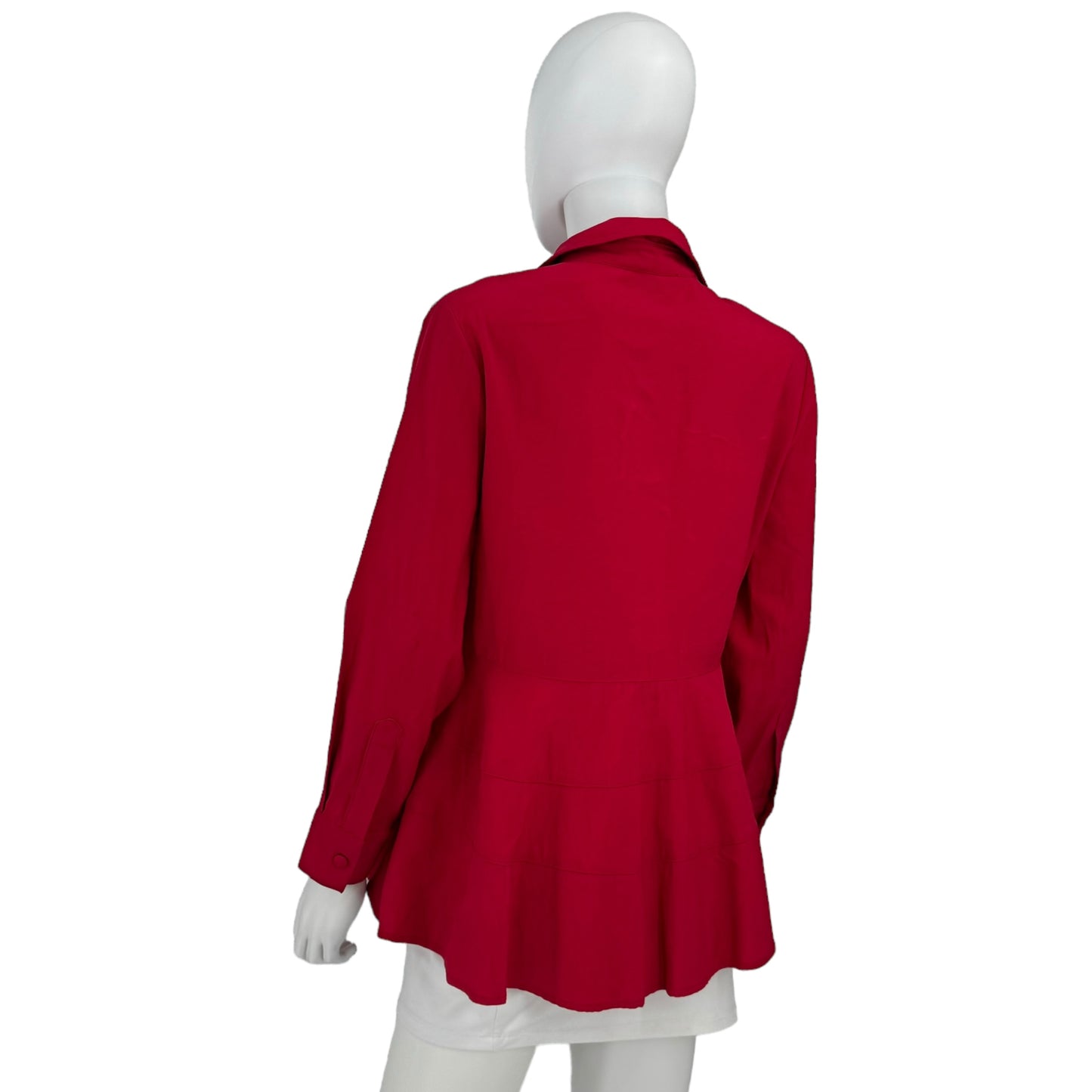 Pomander Place Ashlen Collared Peplum Blouse