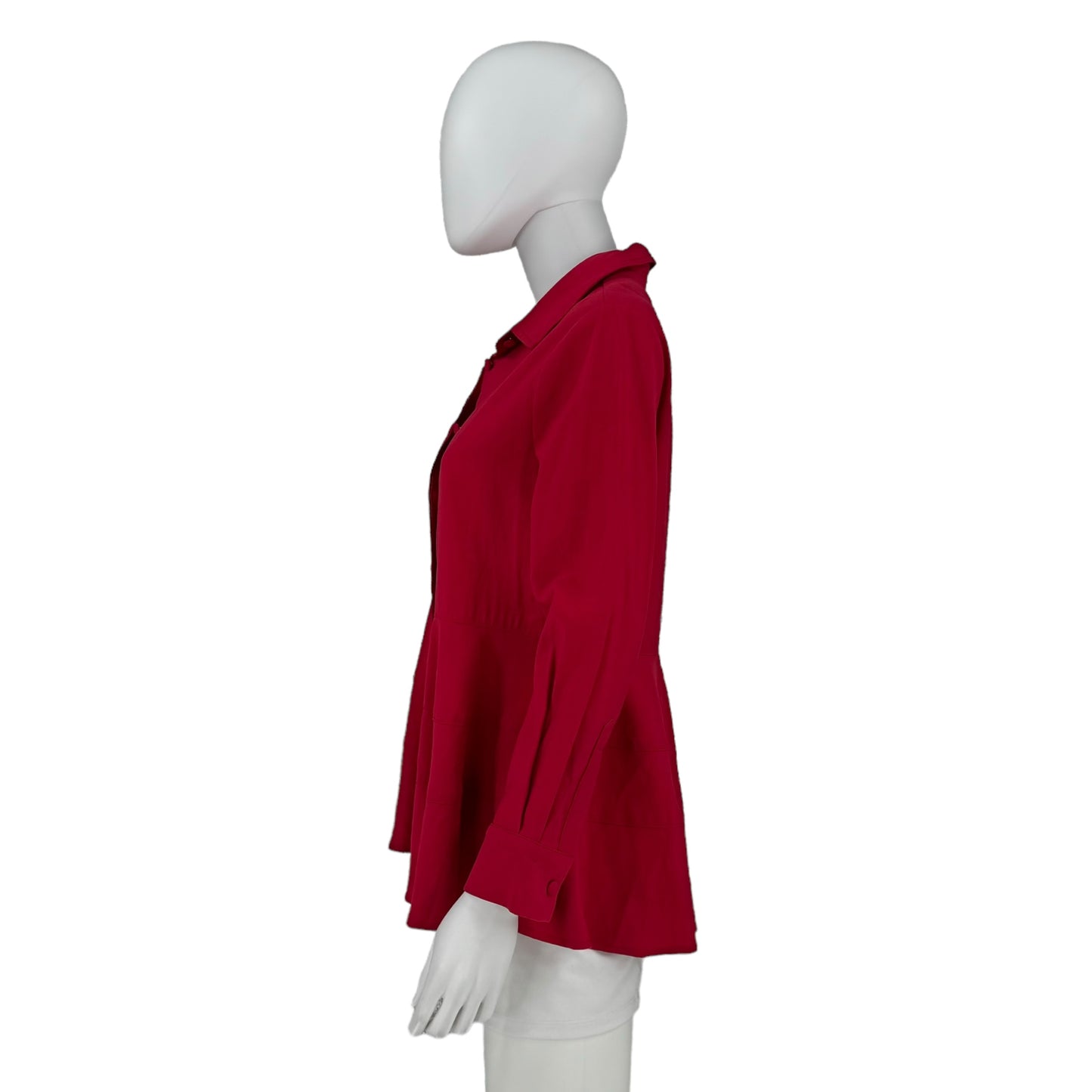 Pomander Place Ashlen Collared Peplum Blouse