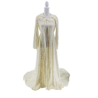 LoveShackFancy Makena Rare Lace Peter Pan Cape Overcoat In Ivory